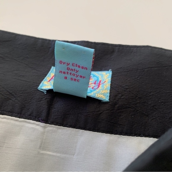 Plenty by Tracy Reese Colorblock Silk Skirt Sz 12 - Picture 4 of 5